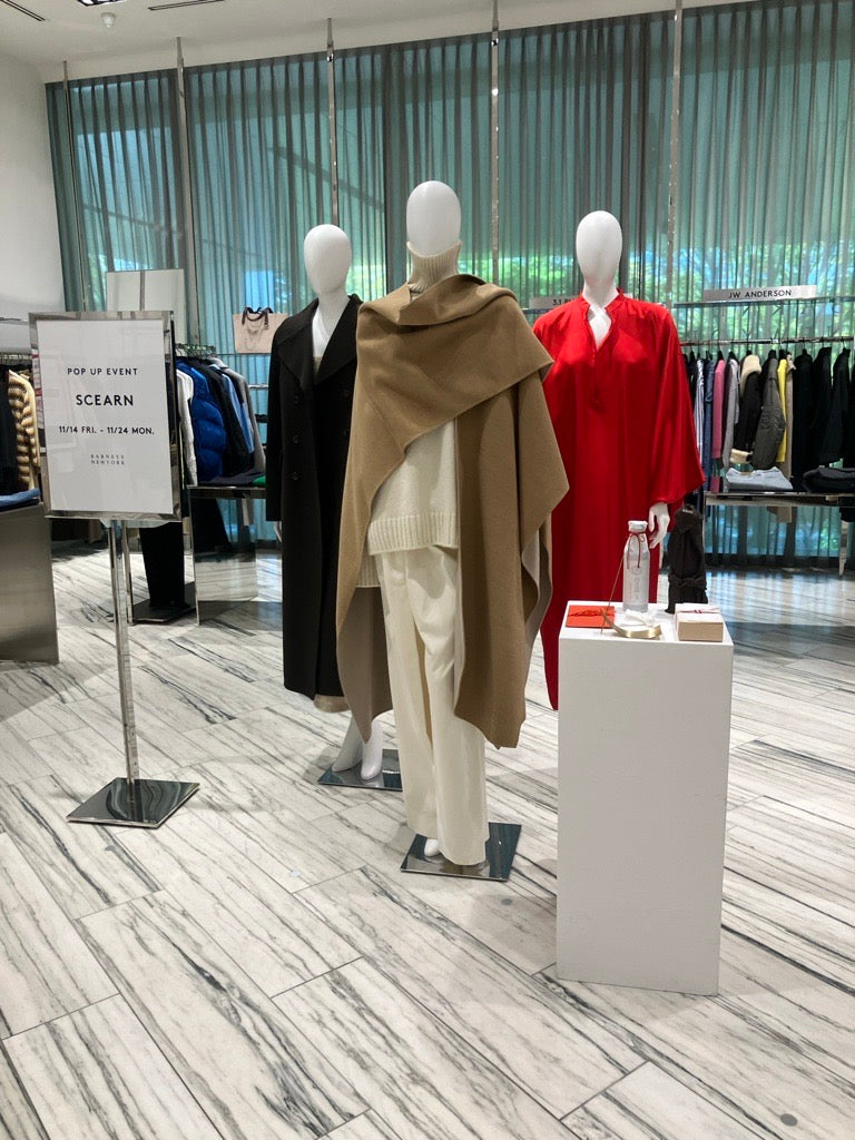 【終了】BARNEYS NEW YORKにてPOP UP　STORE開催のお知らせ
