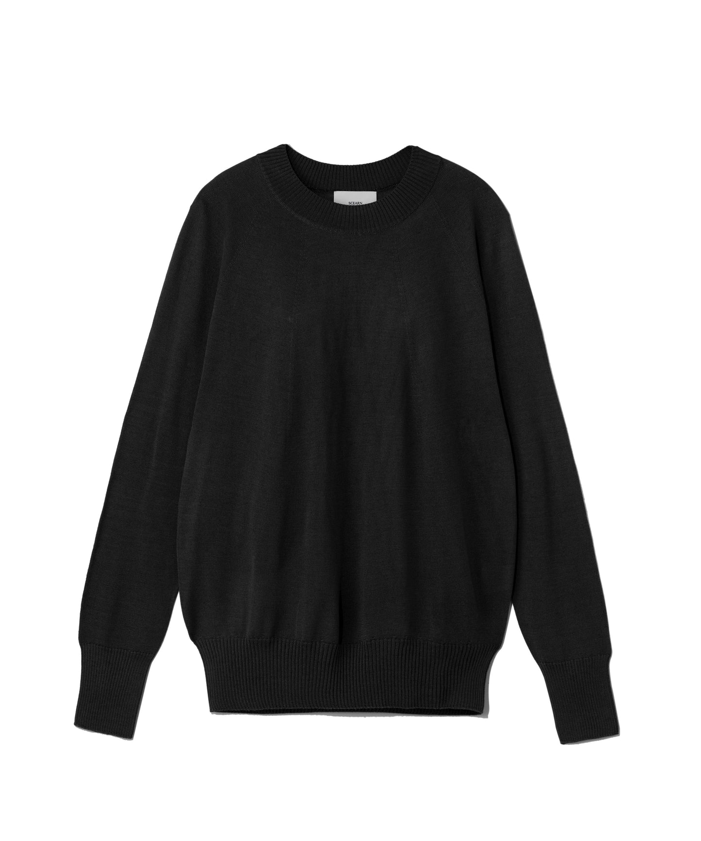 SILK WHOLEGARMENT / CREWNECK TSUTSUMU SWEATER
