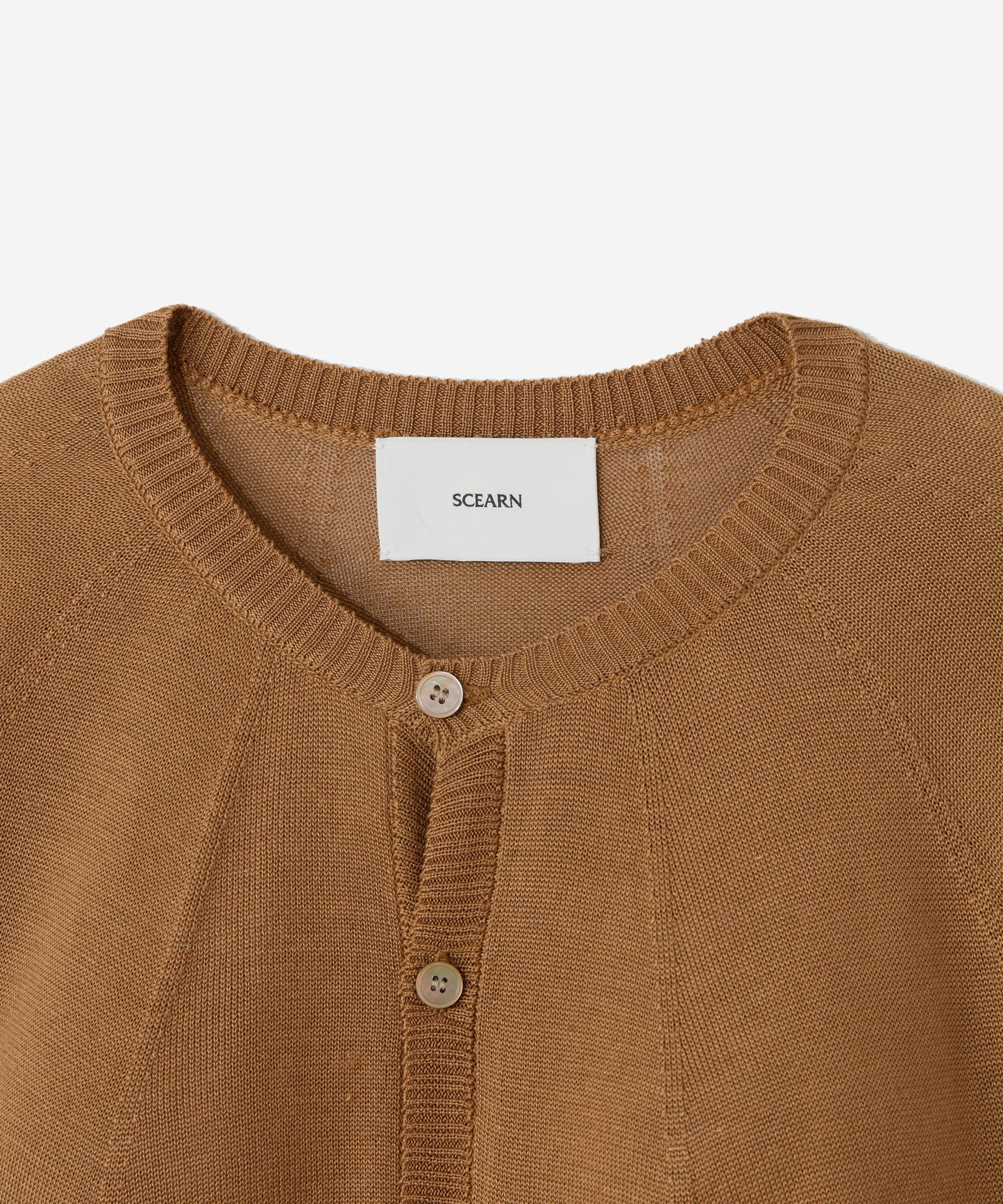 SILK WHOLEGARMENT / CREWNECK TSUTSUMU CARDIGAN