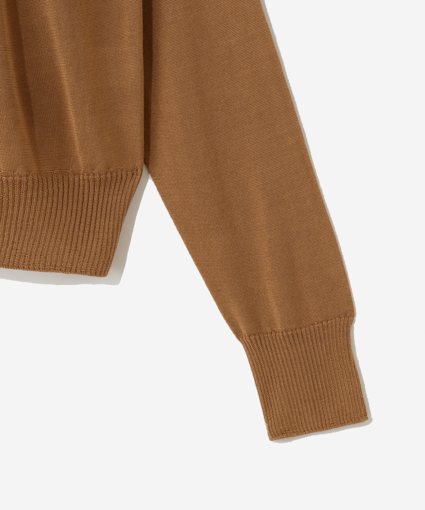 SILK WHOLEGARMENT / CREWNECK TSUTSUMU CARDIGAN