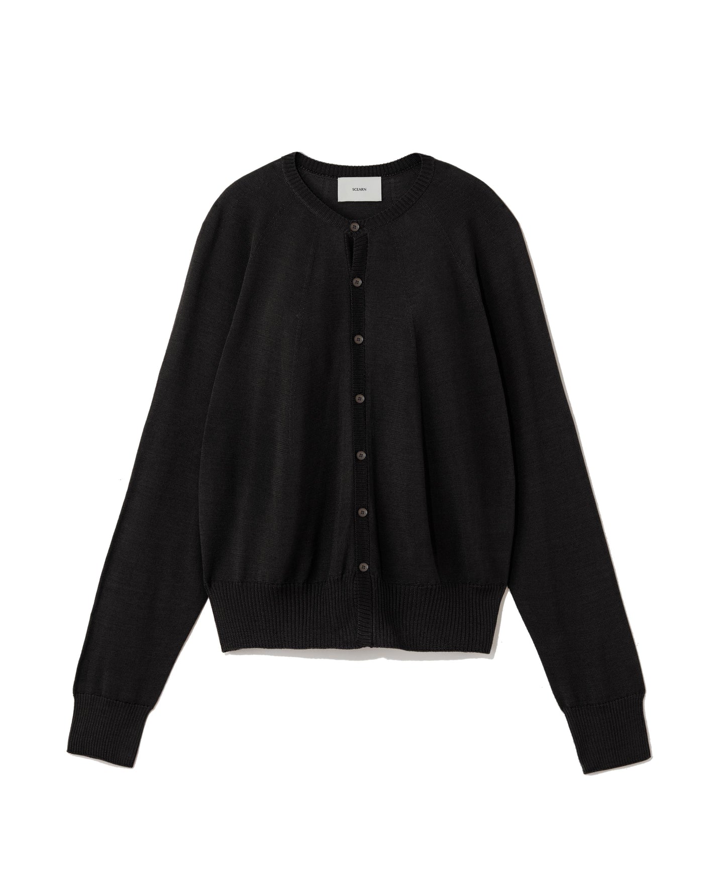 SILK WHOLEGARMENT / CREWNECK TSUTSUMU CARDIGAN