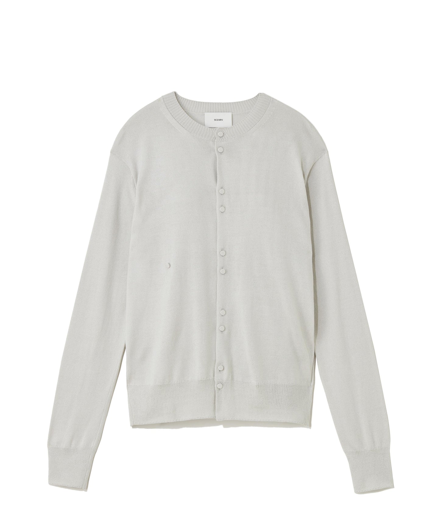 SILK COTTON / BUTTON DETAIL CARDIGAN