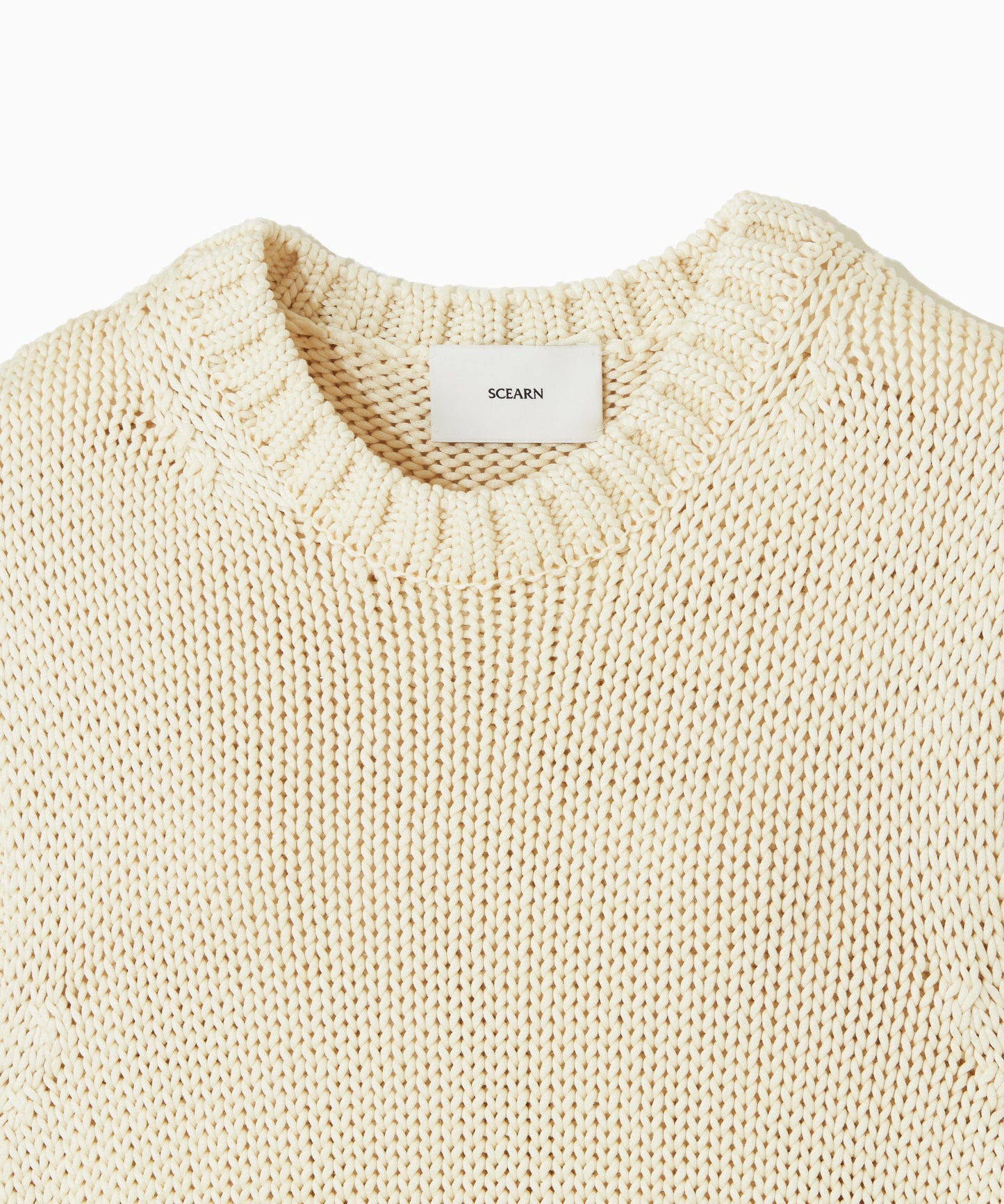 SILK COTTON LILY YARN / SLEEVELESS KNIT TOP