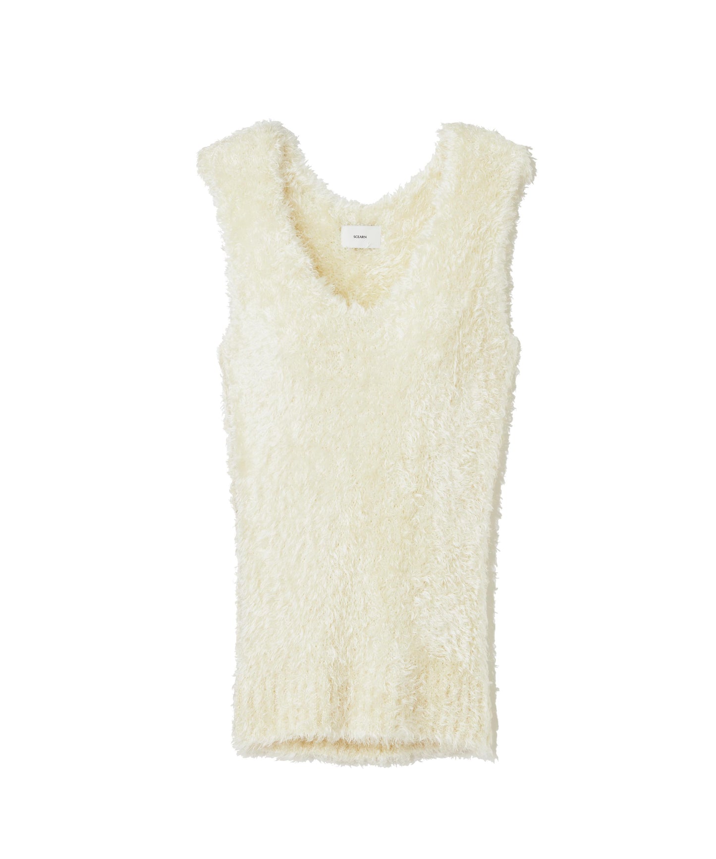 SILK FUR / V-NECK VEST