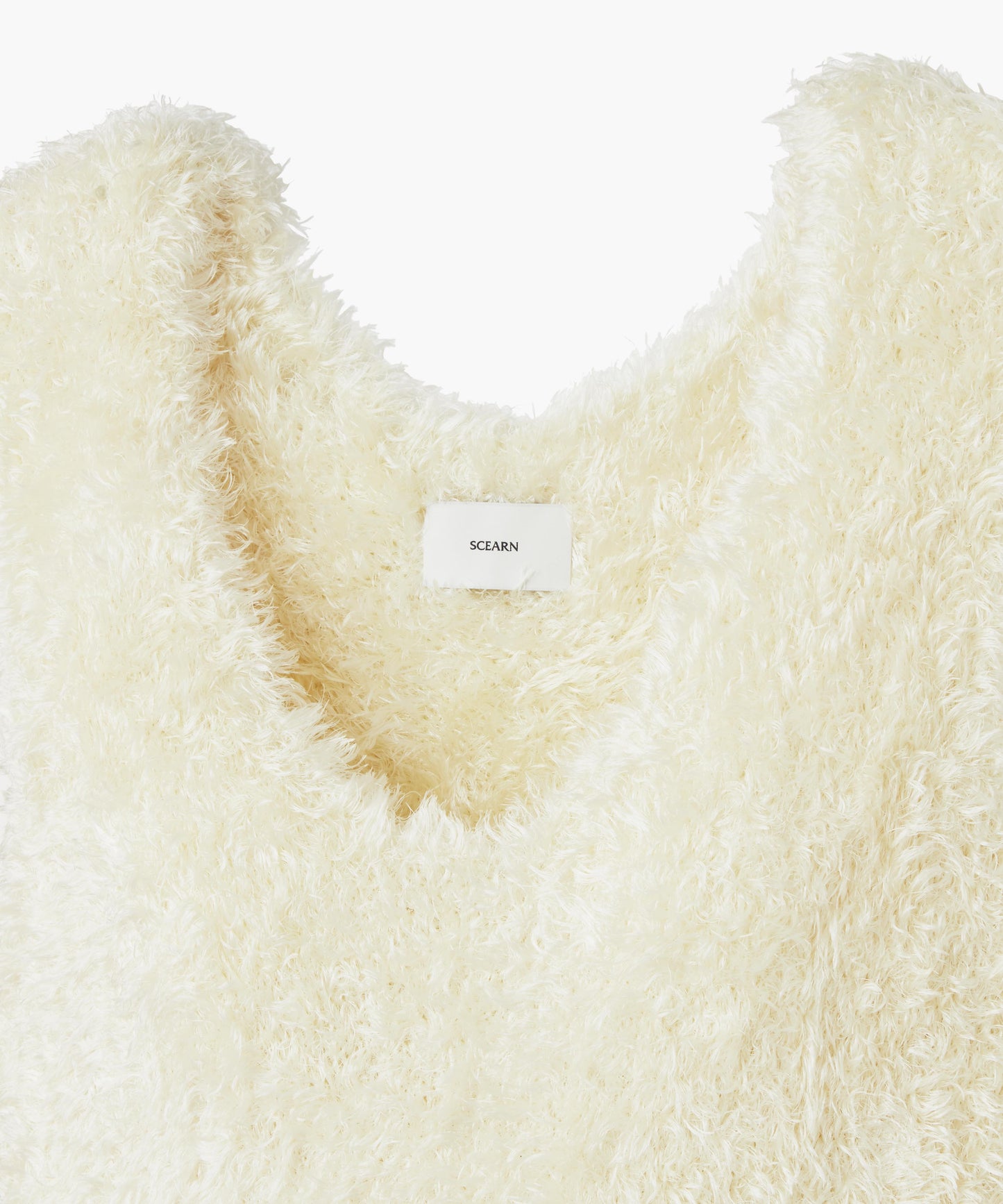 SILK FUR / V-NECK VEST