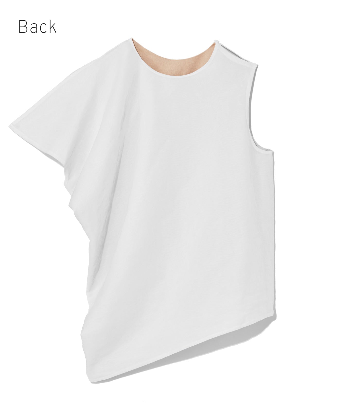 【eclat7.8月号掲載】COTTON PAPER / KASHIGU  REVERSIBLE BLOUSE