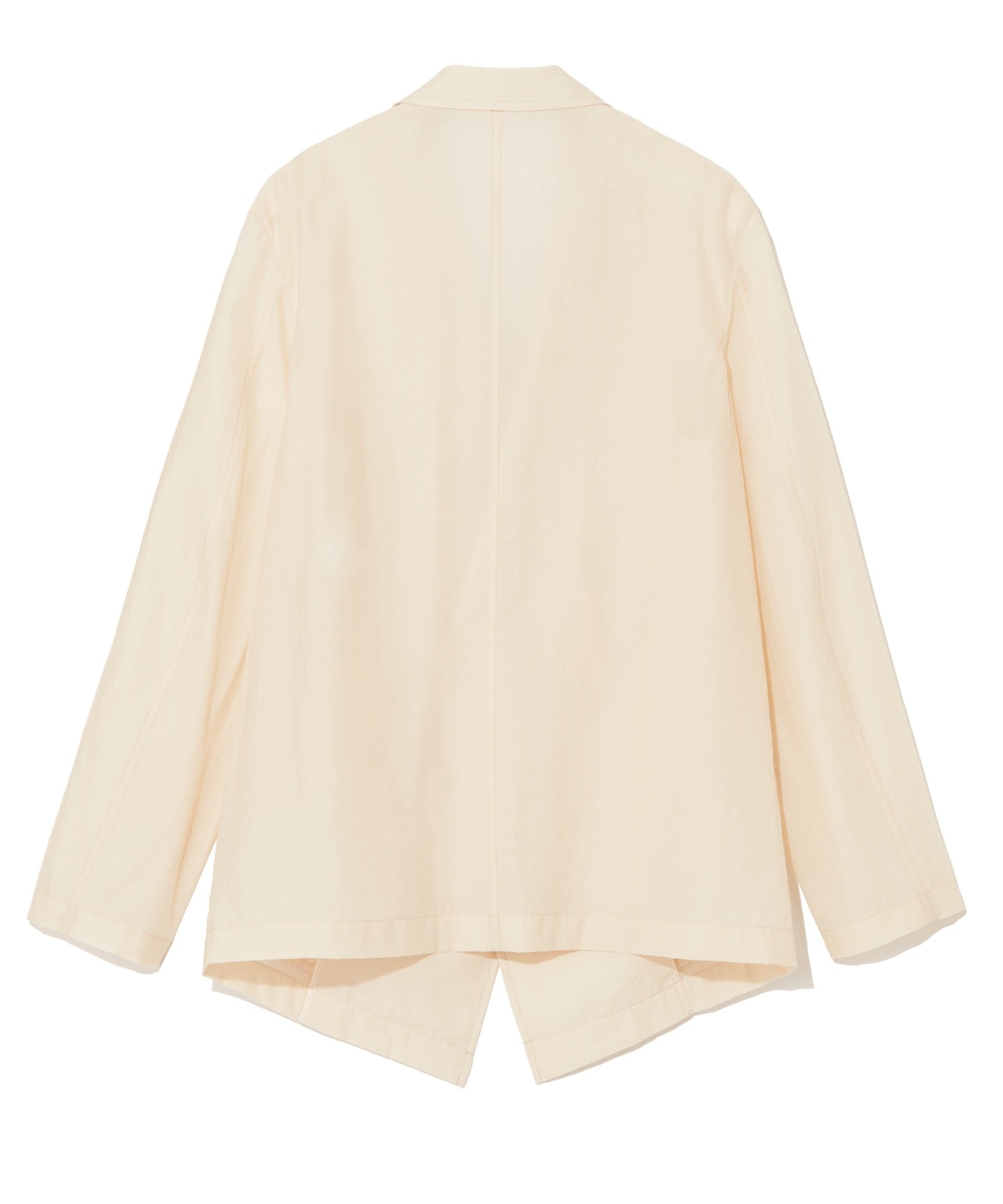 WOOL NYLON POPLIN / DRAPEFRONT JACKET