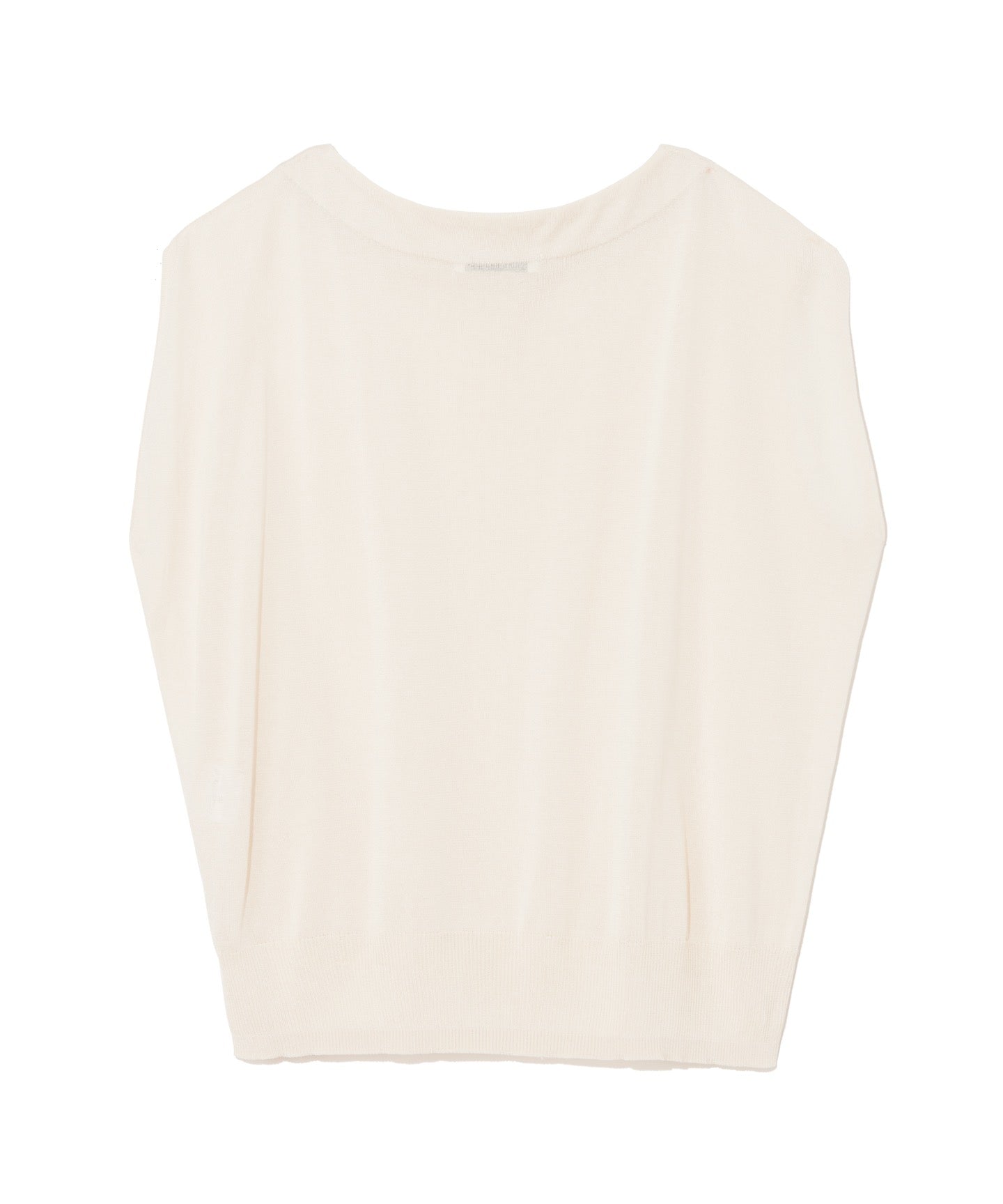 SILK RAYON / RD NK SLEEVELESS