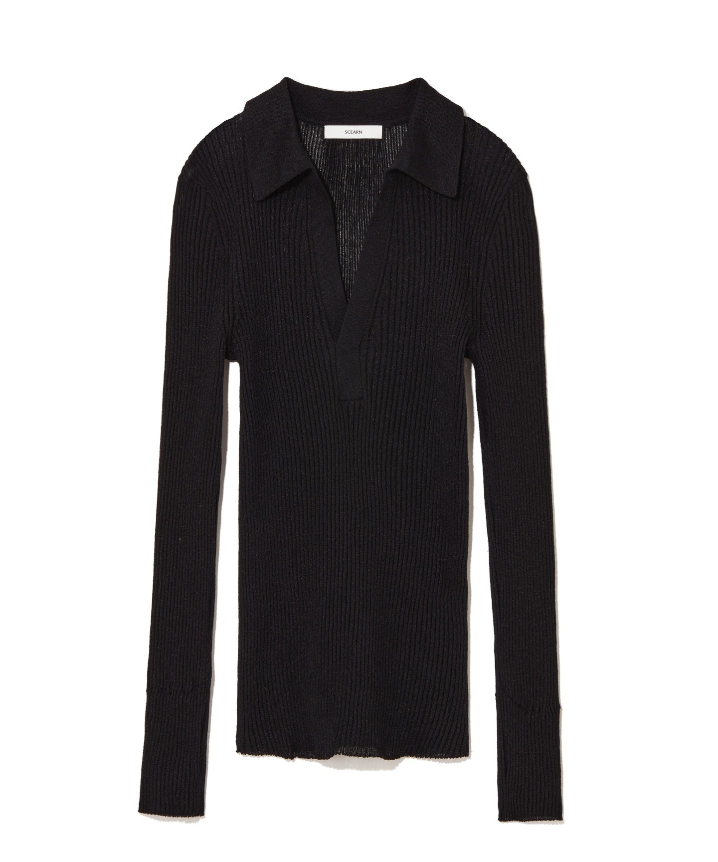 SHEER RIB / KNIT POLO