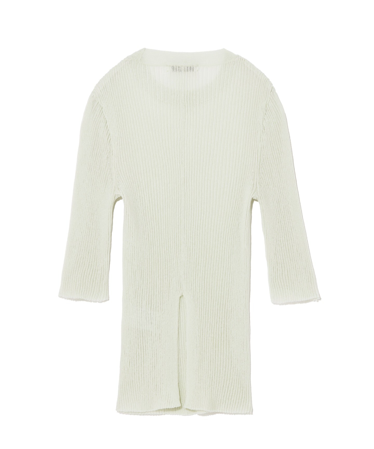 SHEER RIB / RD NK SHORTSLEEVE