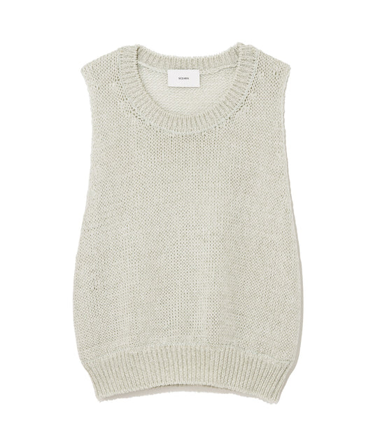 SILK COTTON LILY YARN / RD NK SLEEVELESS