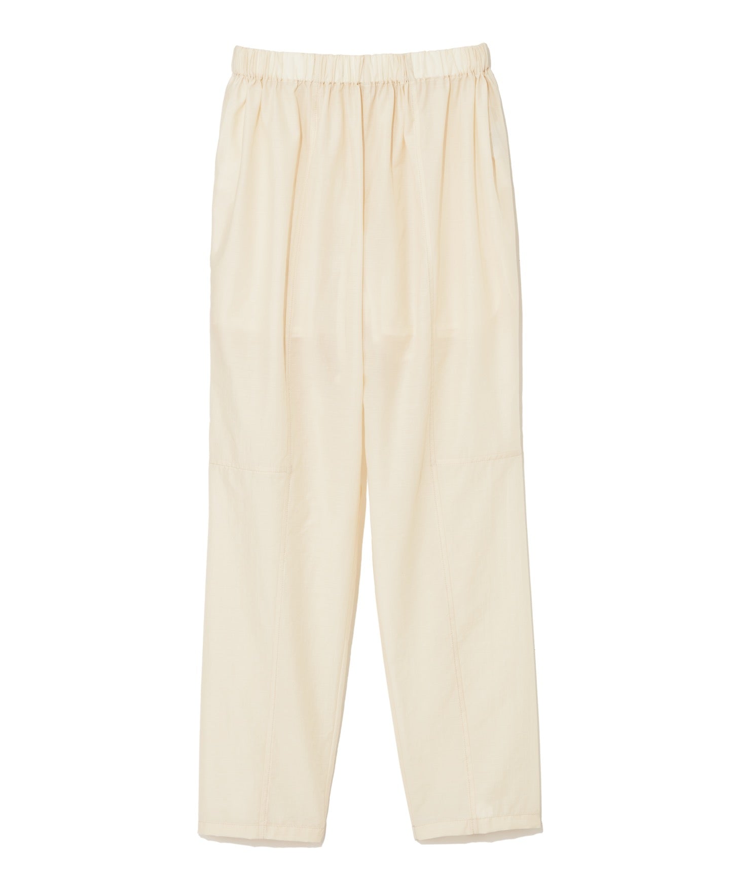 WOOL NYLON POPLIN / GATHER PANTS