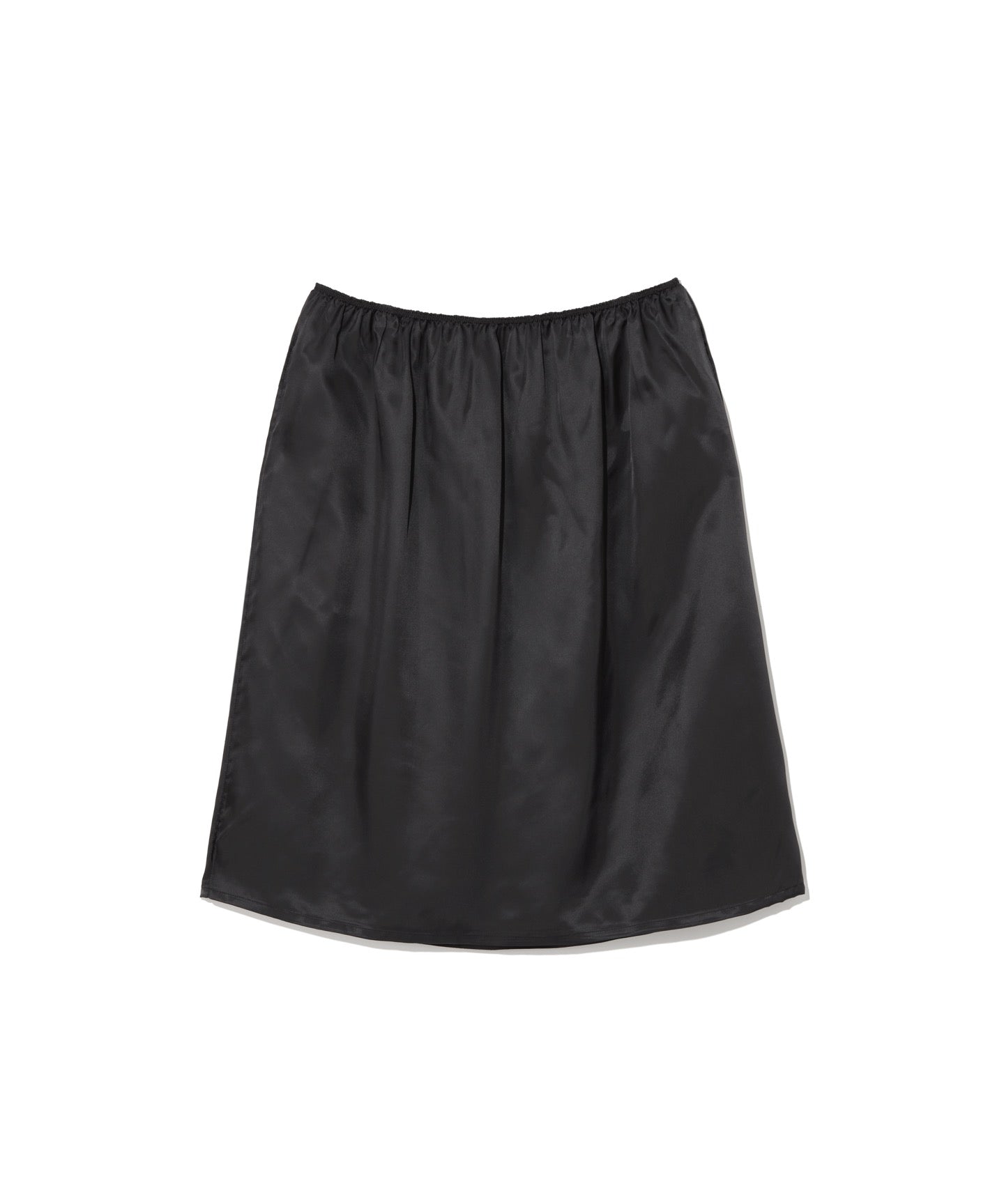 SILK RAYON / KNIT SKIRT