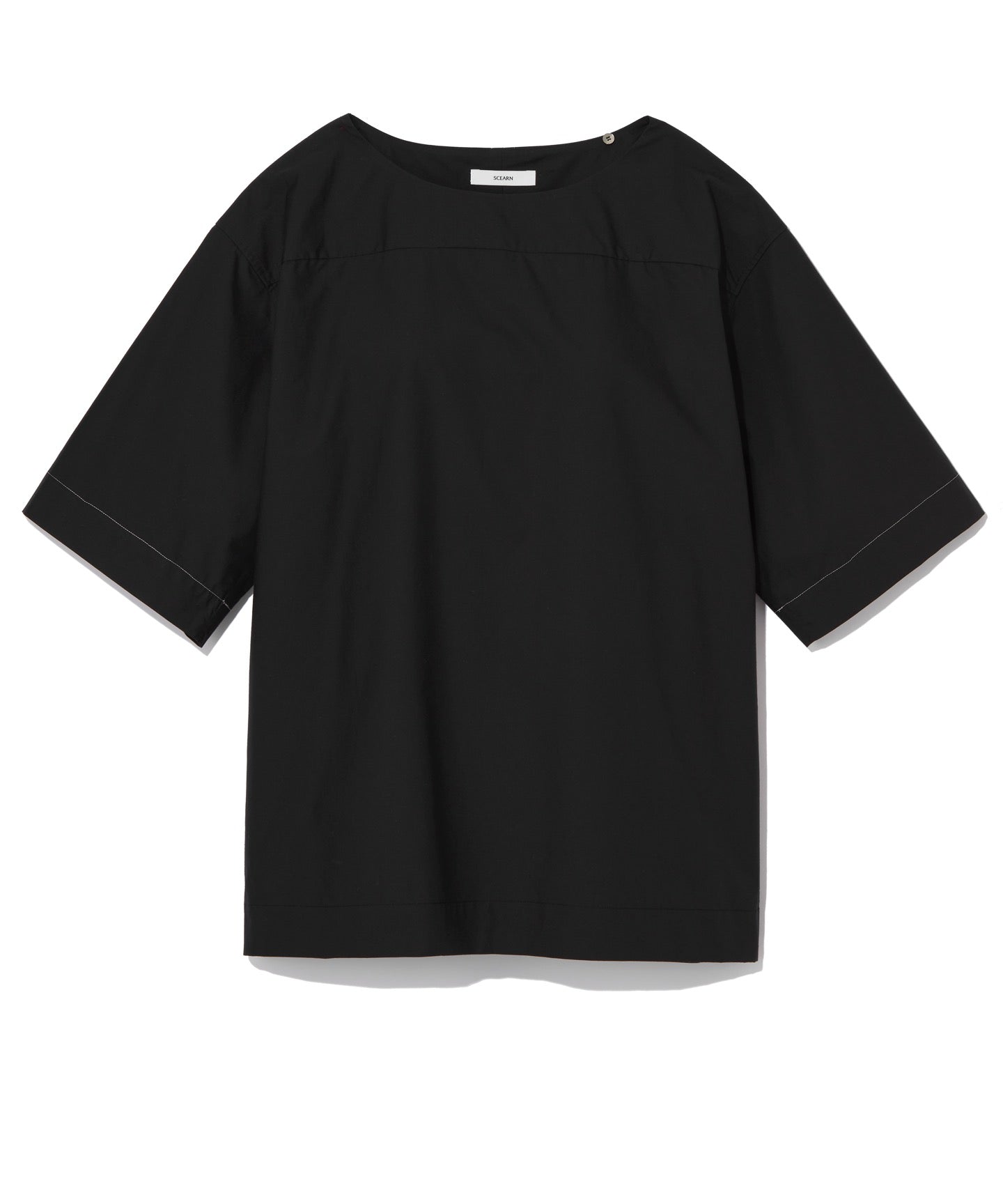 COTTON SILK TYPEWRITER / T-TOP with SCARF