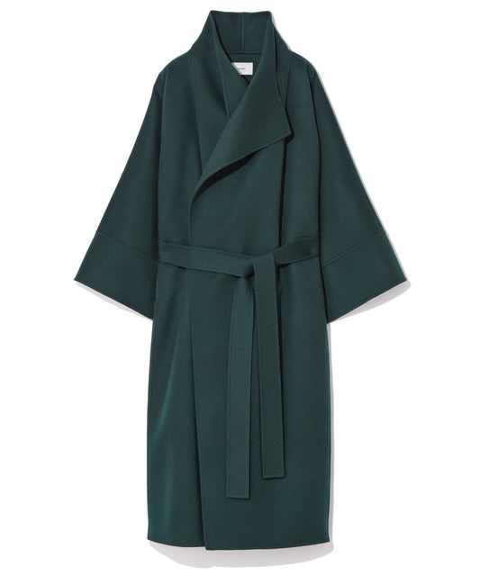WOOL CASHMERE REVER / KIMONO SLEEVE WRAP COAT