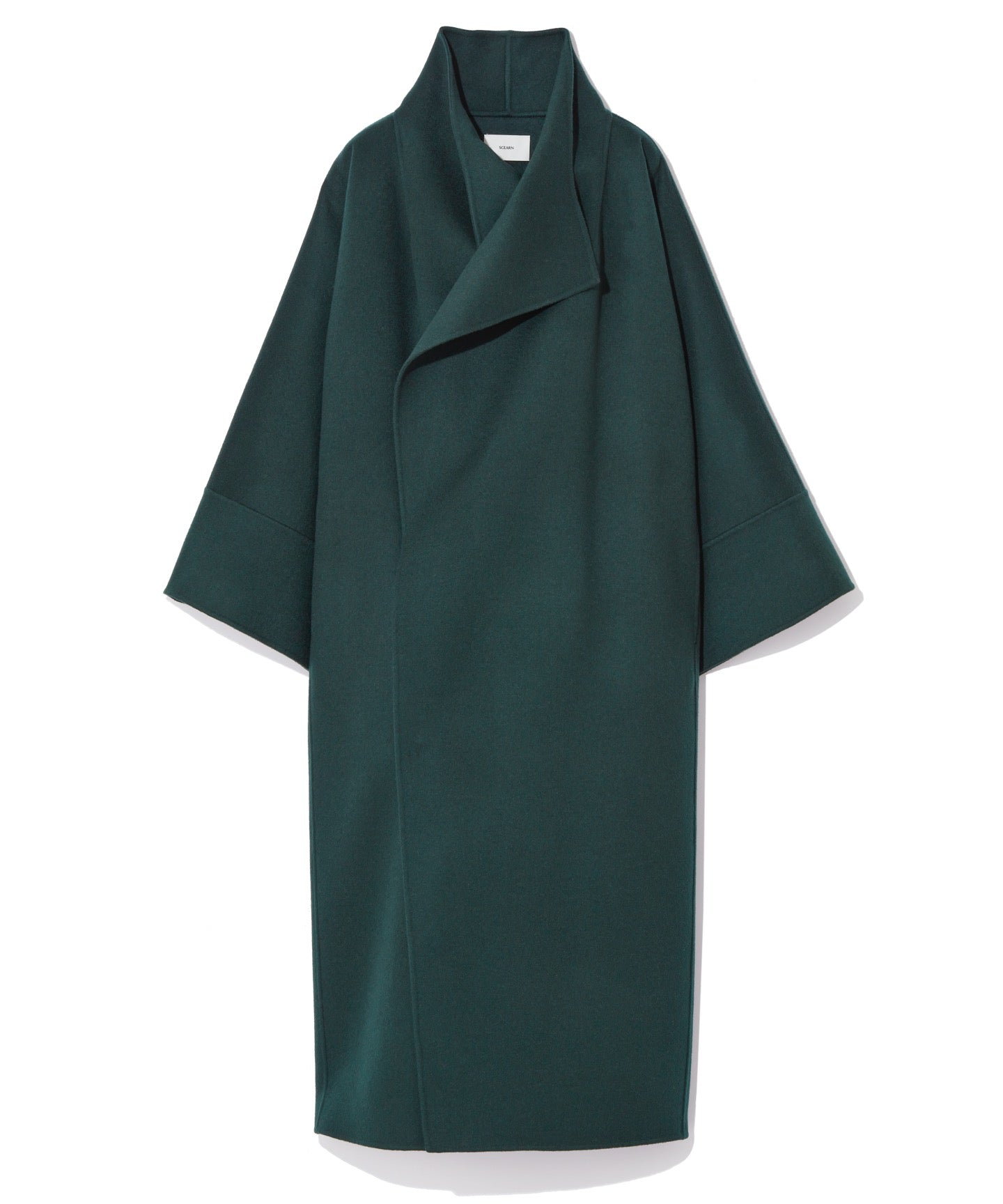 WOOL CASHMERE REVER / KIMONO SLEEVE WRAP COAT