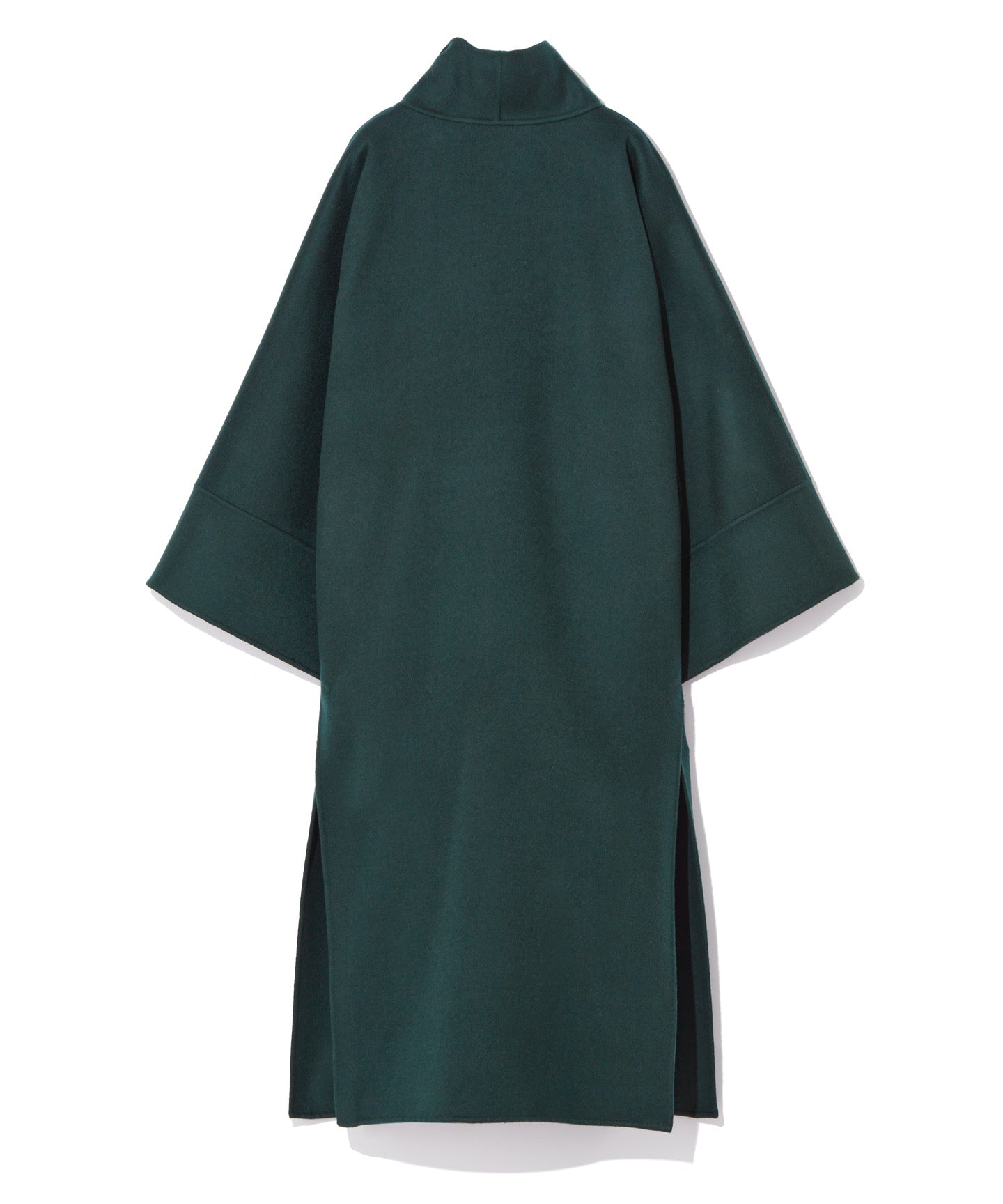 WOOL CASHMERE REVER / KIMONO SLEEVE WRAP COAT