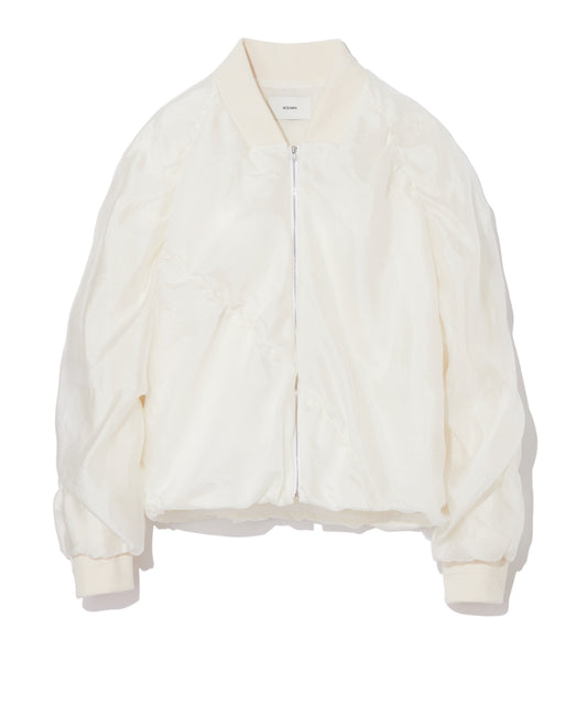 7MMSILK ORGANDIE / TWISTED BLOUSON