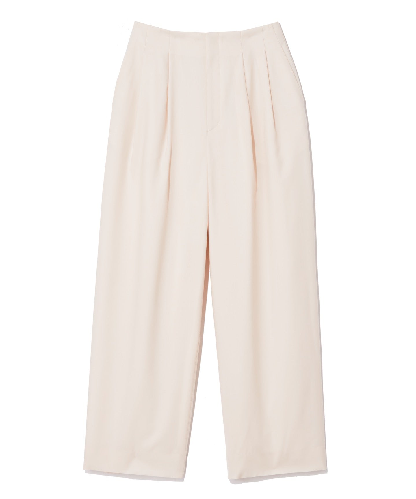 WORSTED TROPICAL / TUCKED PANTS
