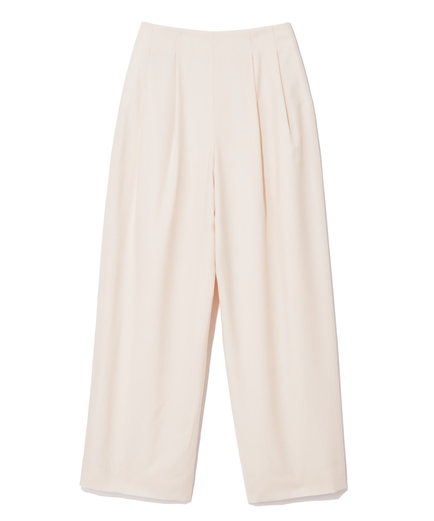 WORSTED TROPICAL / TUCKED PANTS