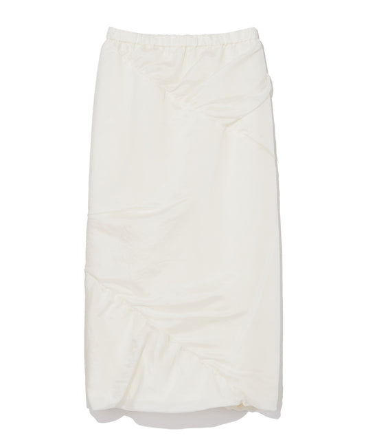 7MMSILK ORGANDIE / TWISTED SKIRT