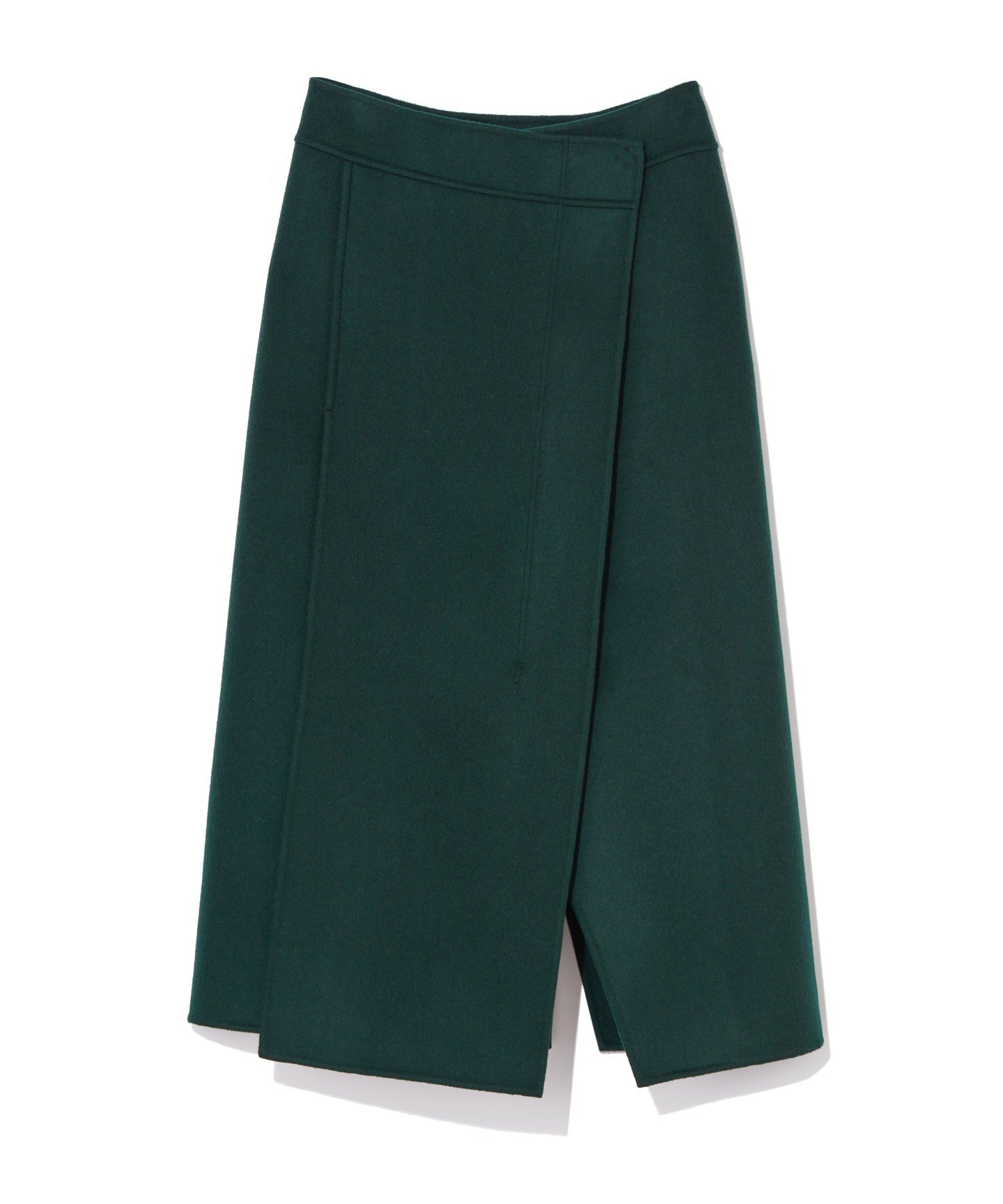 WOOL CASHMERE REVER / STRAIGHT CUT SKIRT
