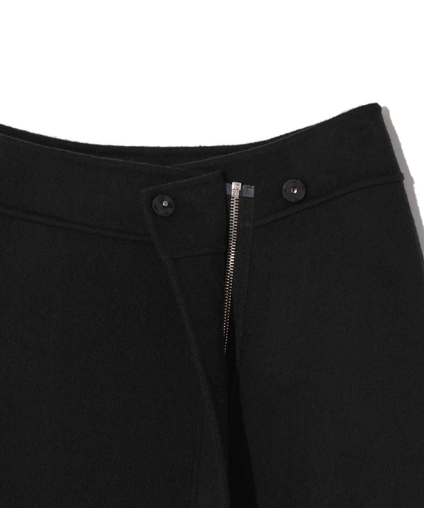 WOOL CASHMERE REVER / STRAIGHT CUT SKIRT