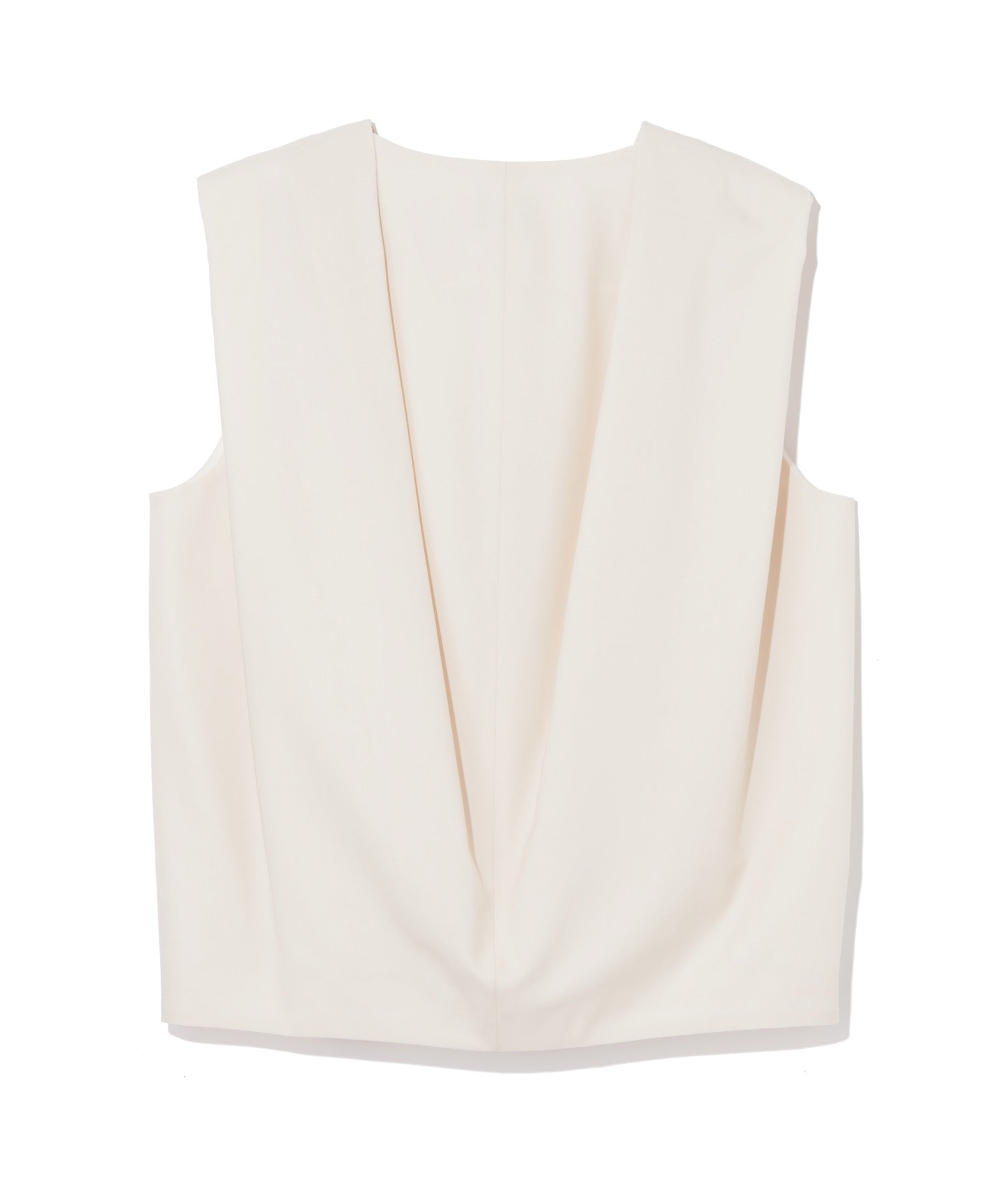 WORSTED TROPICAL / TUCKED VEST