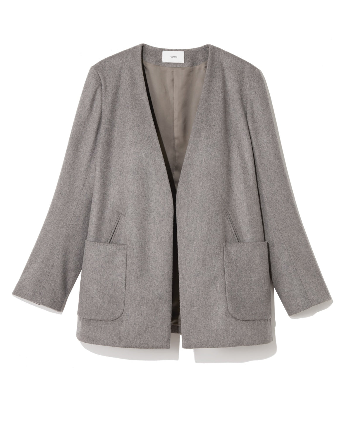 WOOL BEAVER /  DOUBLE  POCKET JACKET