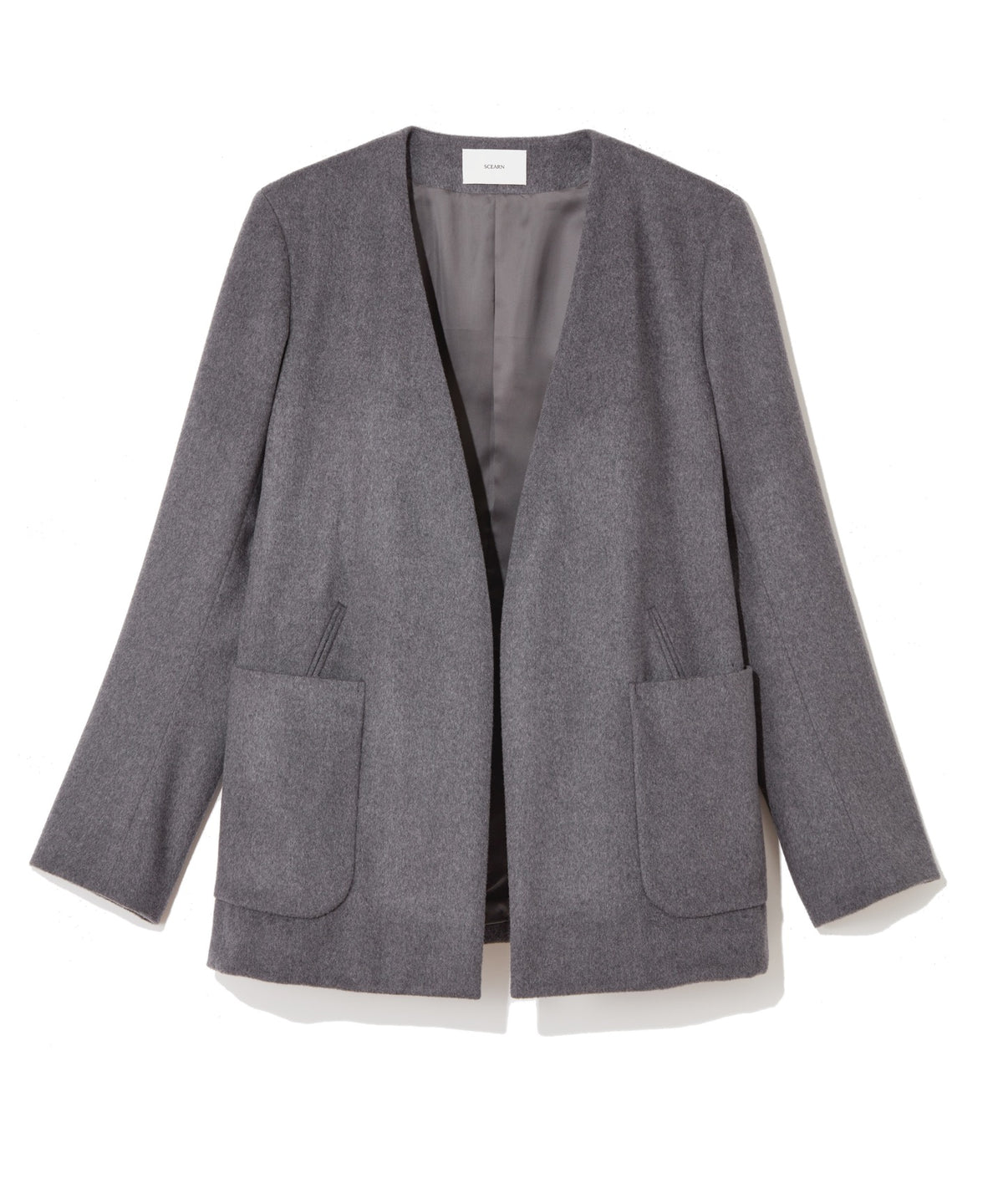 WOOL BEAVER /  DOUBLE  POCKET JACKET