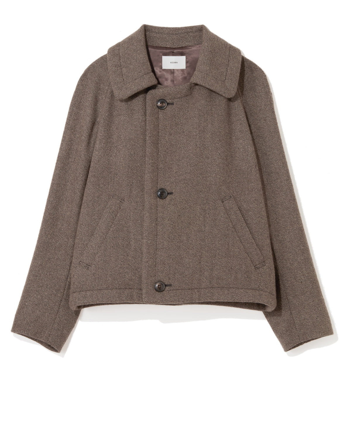 WOOL ANGOLA TWILL / GENTLE SHOULDER BLOUSON