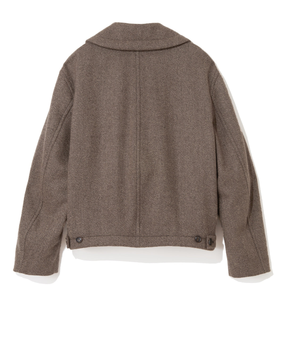 WOOL ANGOLA TWILL / GENTLE SHOULDER BLOUSON