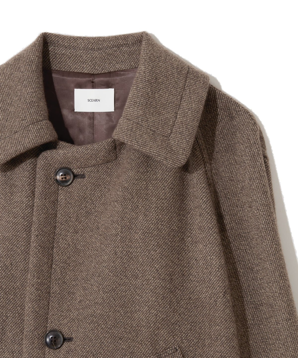 WOOL ANGOLA TWILL / GENTLE SHOULDER BLOUSON
