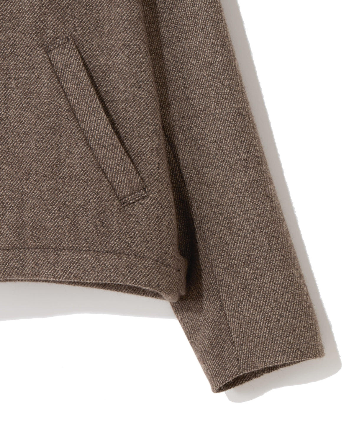 WOOL ANGOLA TWILL / GENTLE SHOULDER BLOUSON