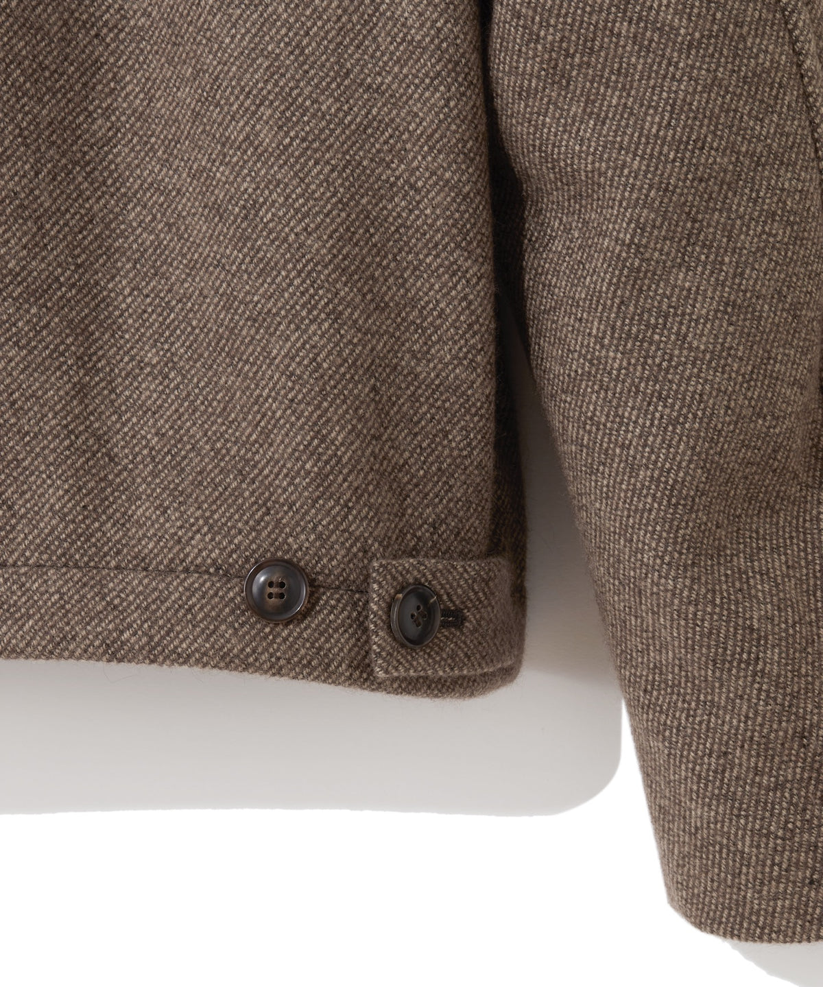 WOOL ANGOLA TWILL / GENTLE SHOULDER BLOUSON