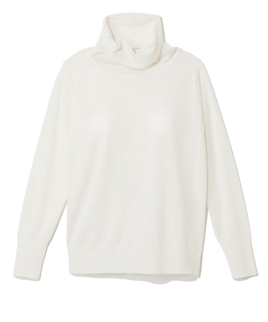 WOOL HIGH GAUGE / BIG COLLAR KNIT