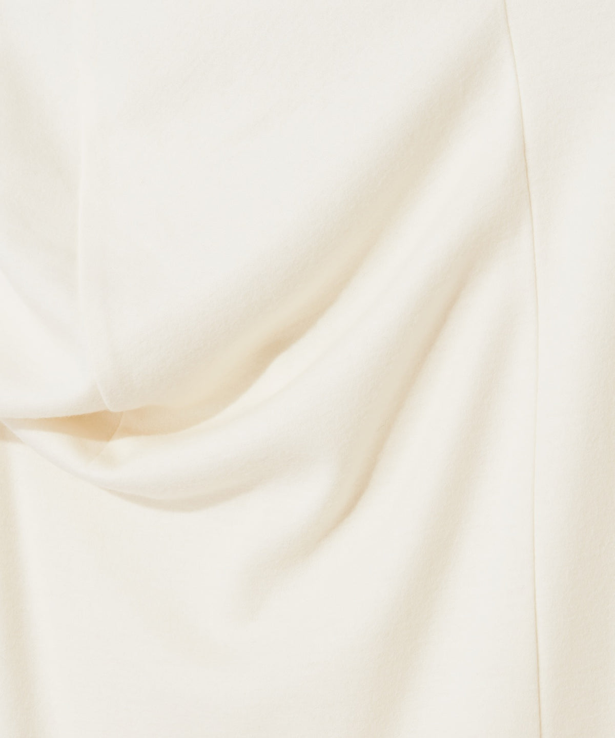 WOOL JERSEY / NUANCE DRAPED JERSEY SKIRT