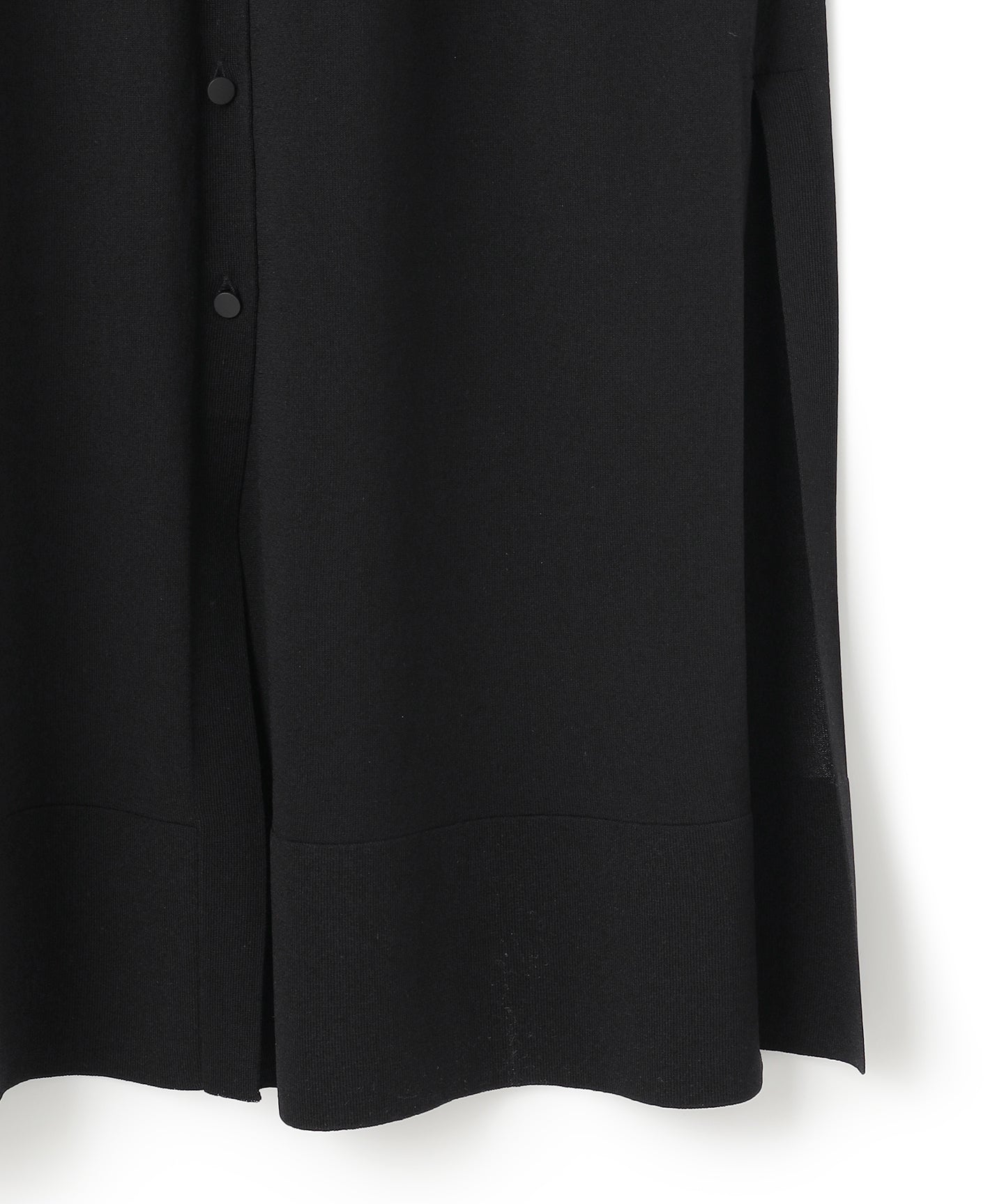 LUSTROUS SYNTHETIC KNIT / LONG SHIRT CARDIGAN