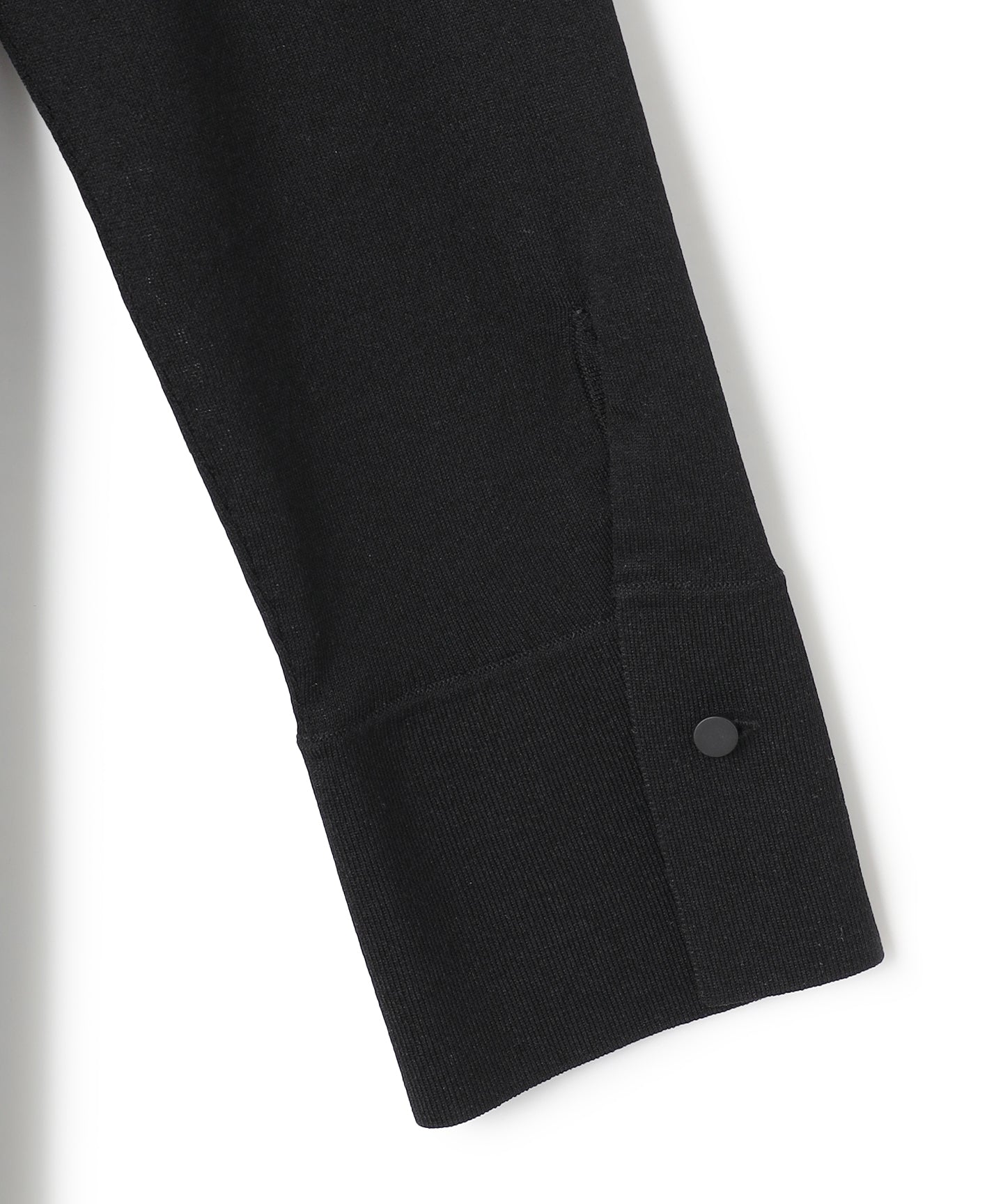 LUSTROUS SYNTHETIC KNIT / LONG SHIRT CARDIGAN