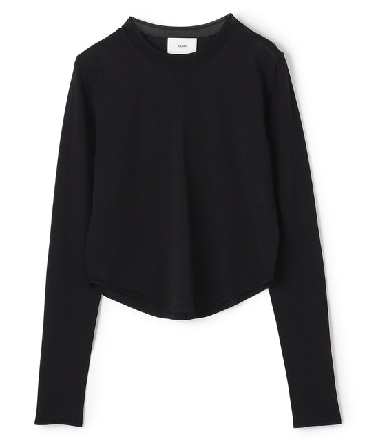 LUSTROUS SYNTHETIC KNIT / TOPS