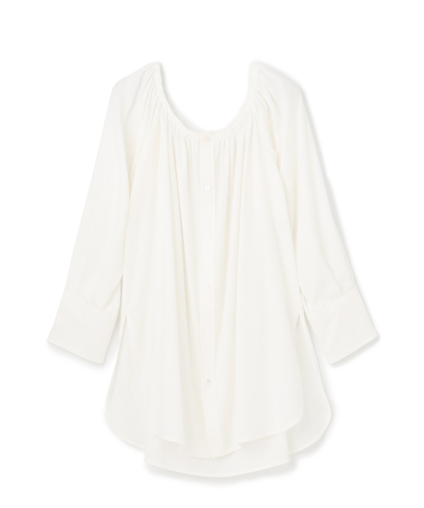 GASSED VOILE COTTON / BLOUSE