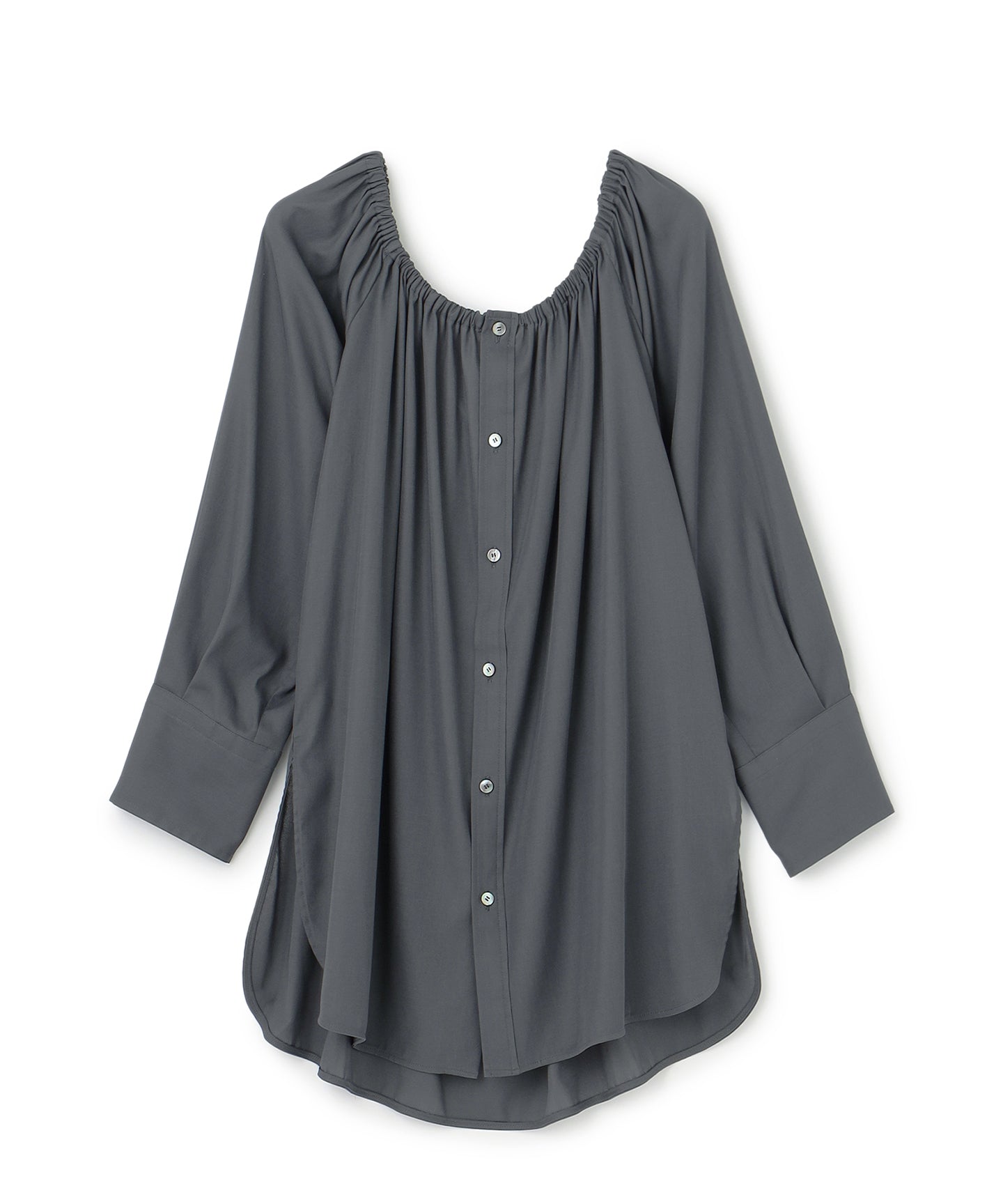 GASSED VOILE COTTON / BLOUSE
