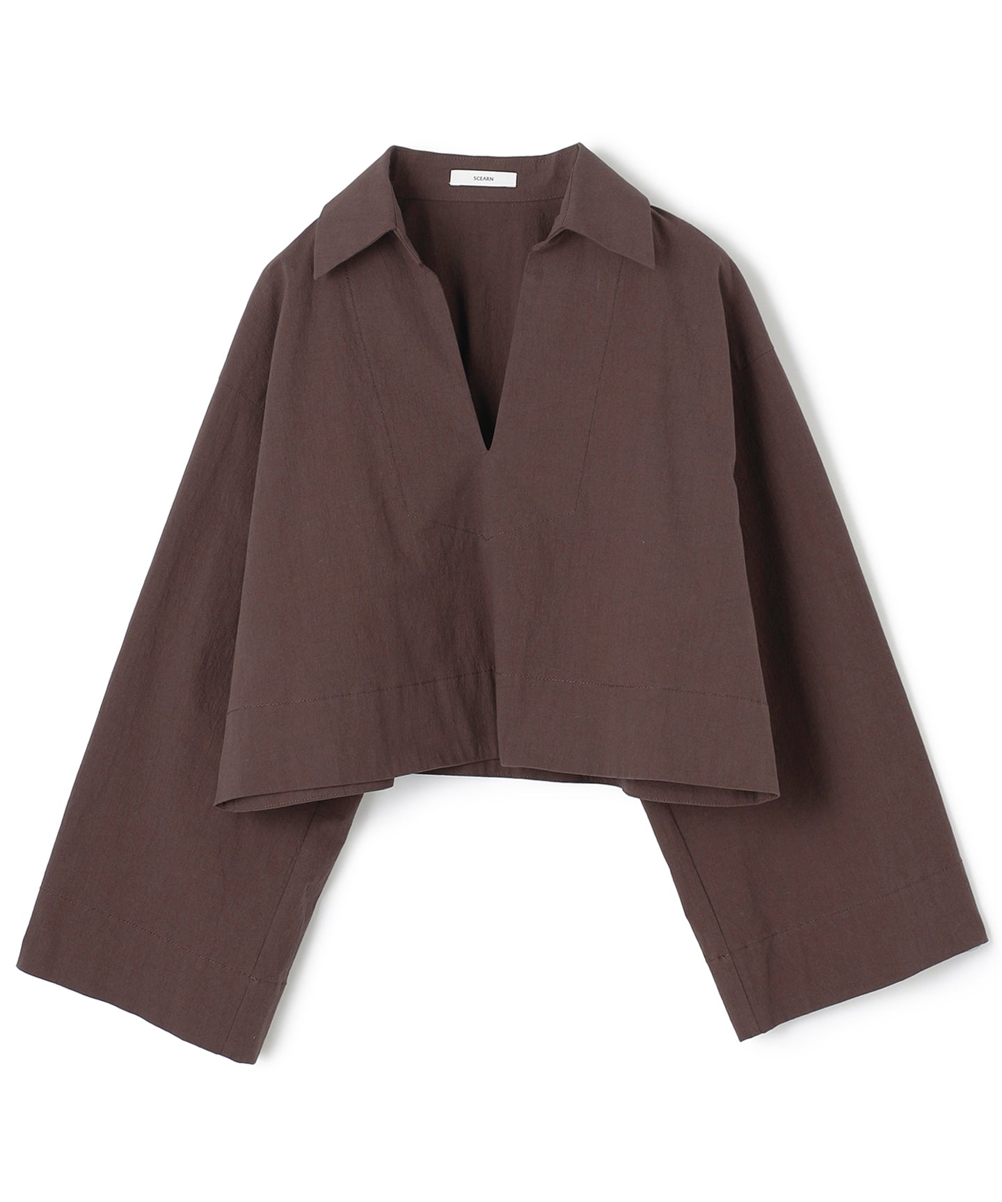TEXTURED COTTON / BLOUSE