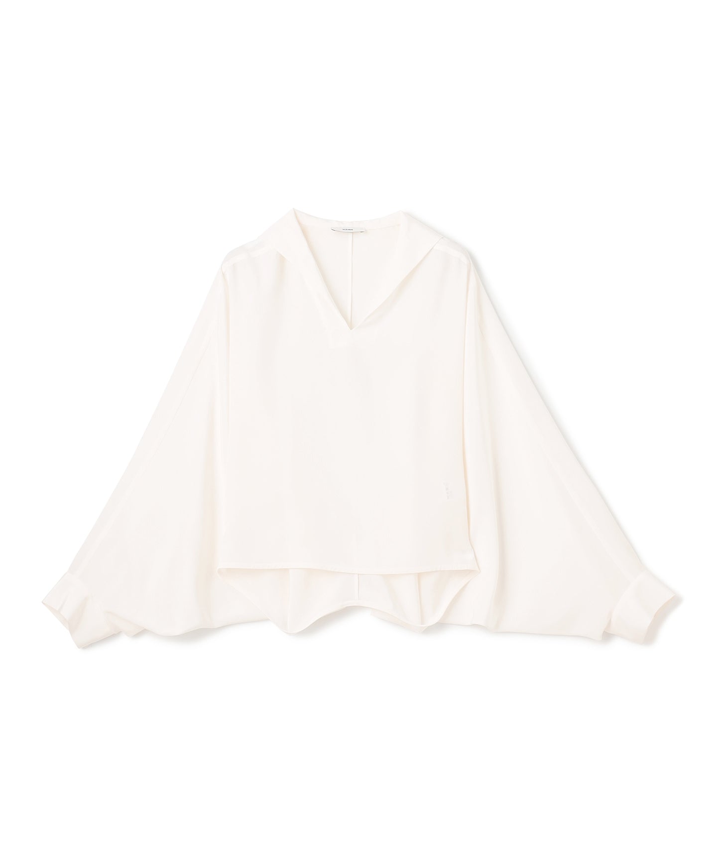 SILK DE CHINE / OVERSIZED  DOLMAN BLOUSE