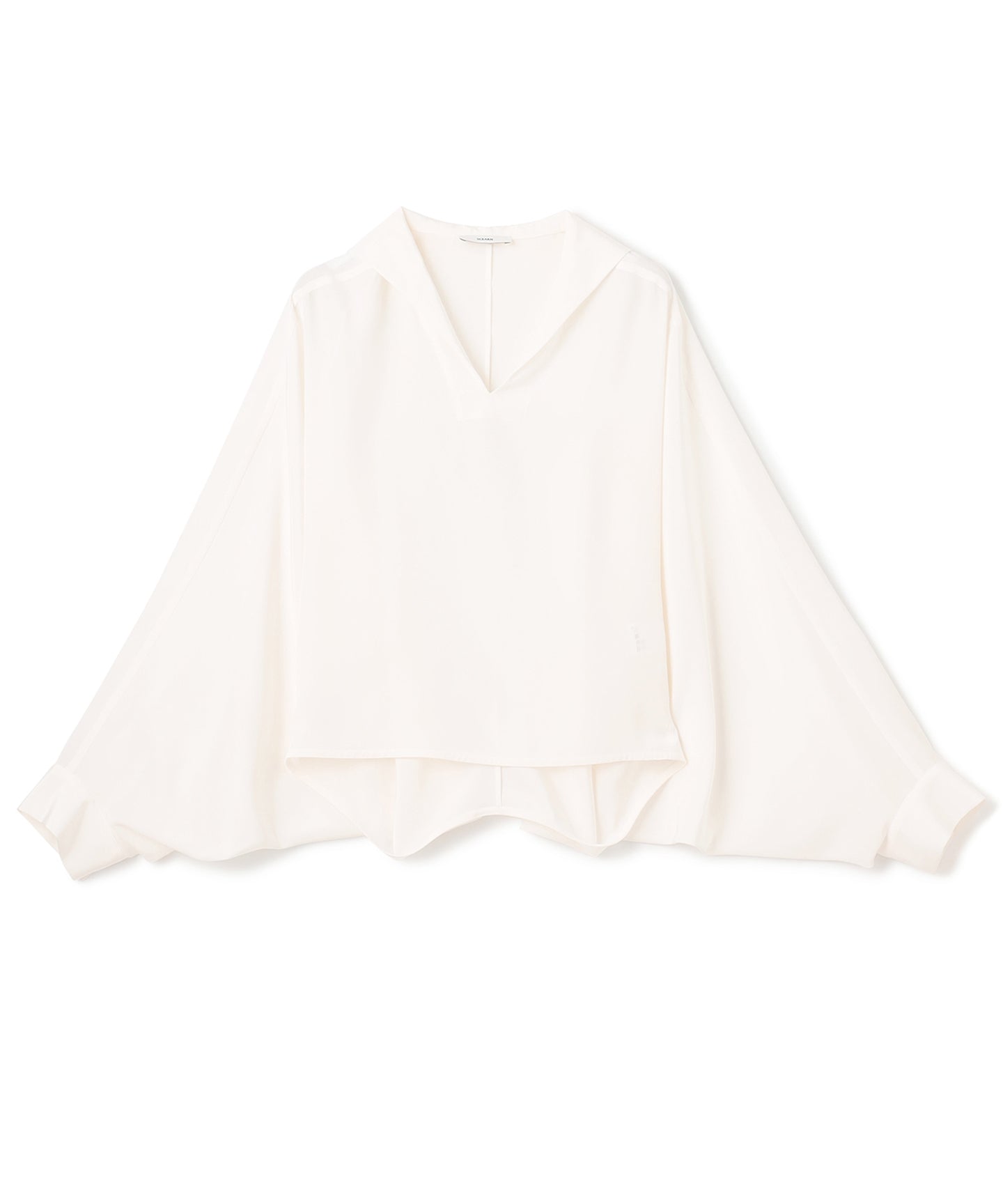 SILK DE CHINE / OVERSIZED  DOLMAN BLOUSE