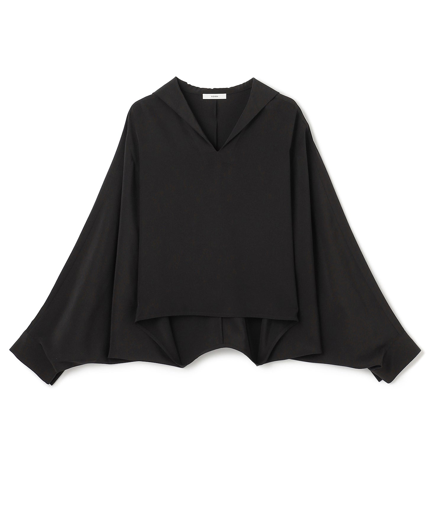 SILK DE CHINE / OVERSIZED  DOLMAN BLOUSE