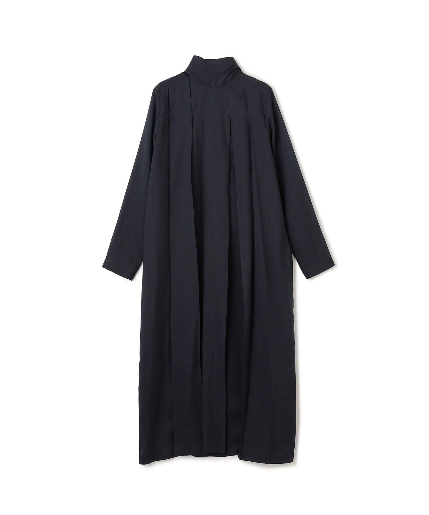 RAMIE SILK LAWN / PLEATED LONG DRESS
