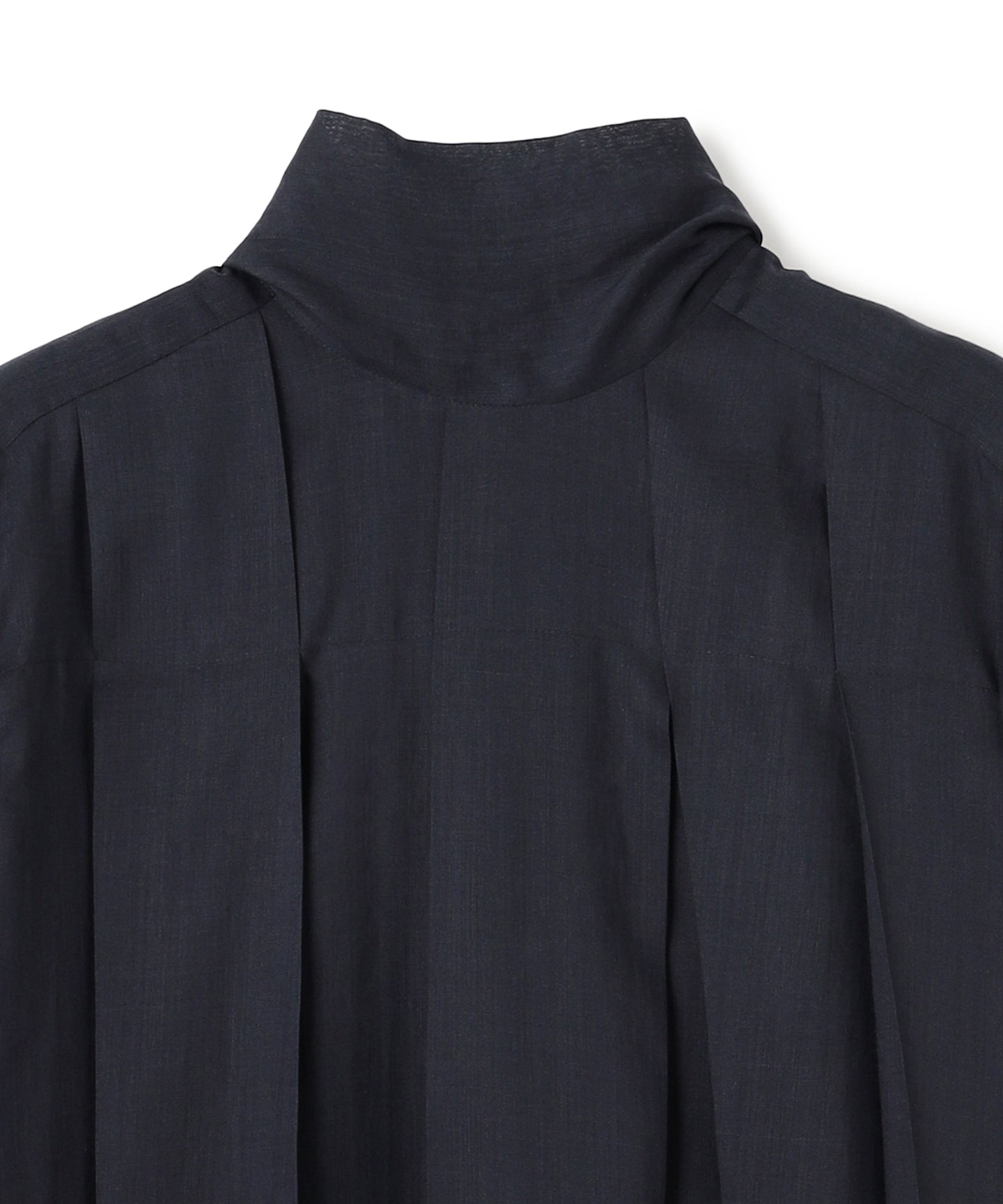 RAMIE SILK LAWN / PLEATED LONG DRESS