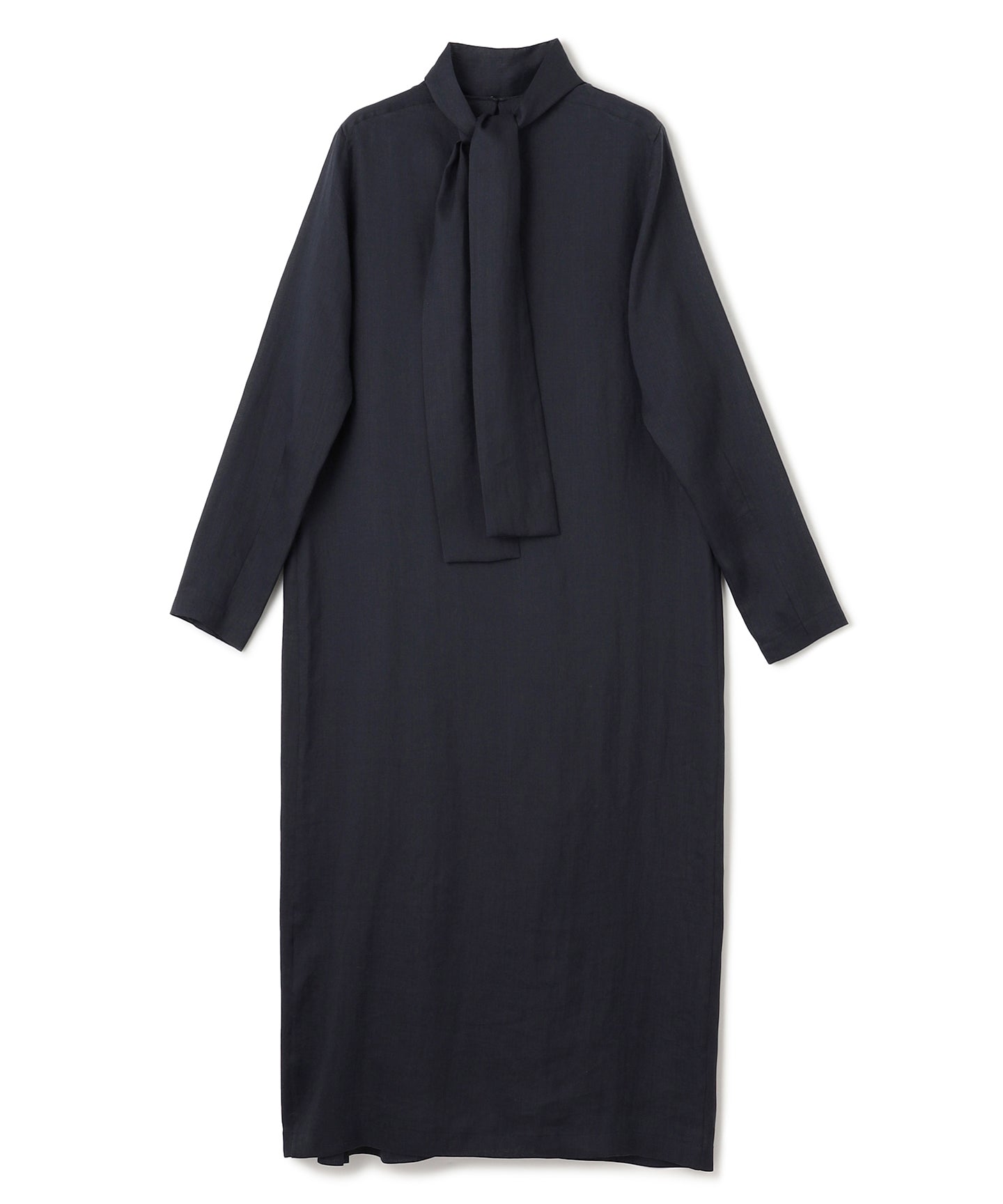 RAMIE SILK LAWN / PLEATED LONG DRESS