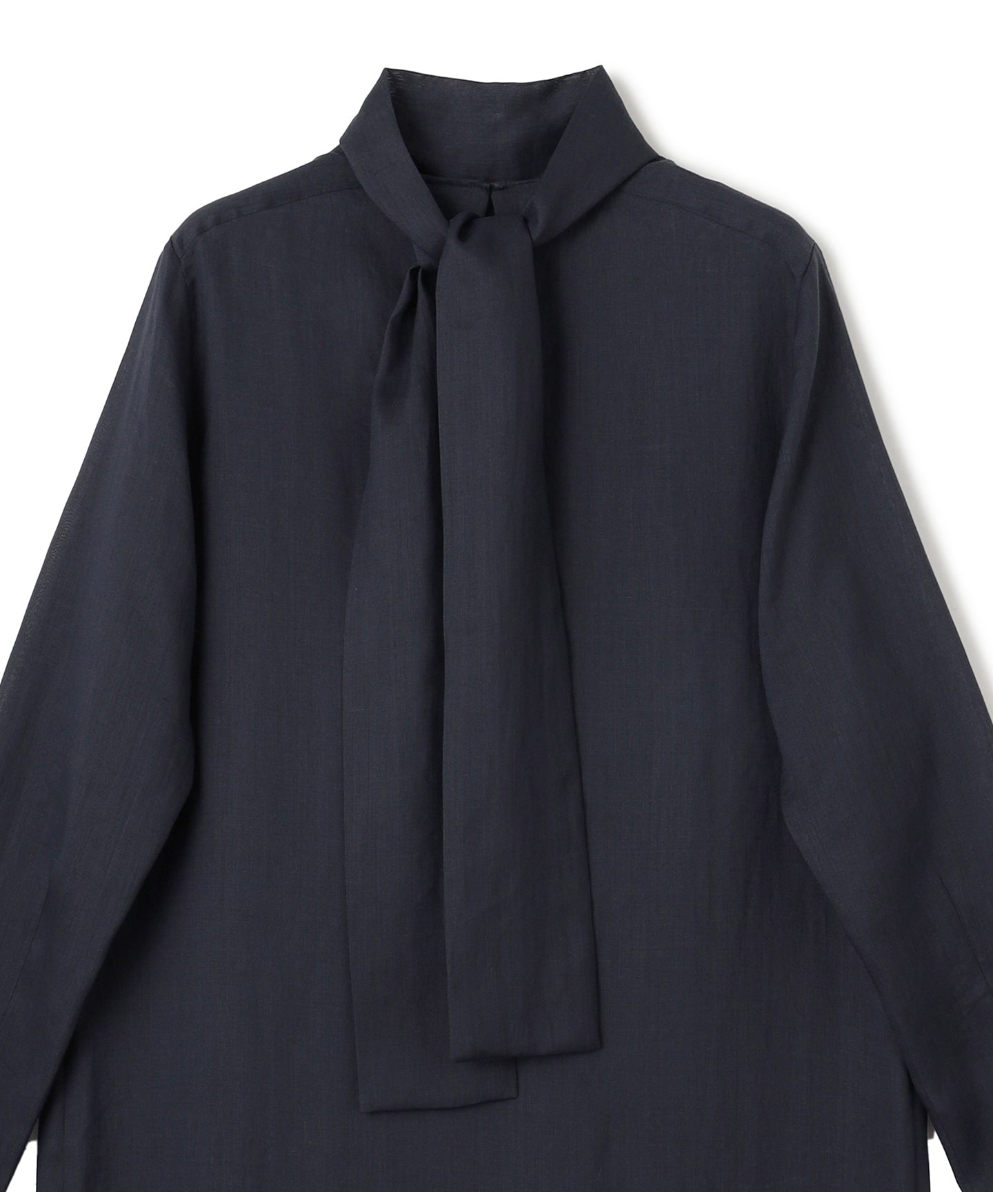 RAMIE SILK LAWN / PLEATED LONG DRESS